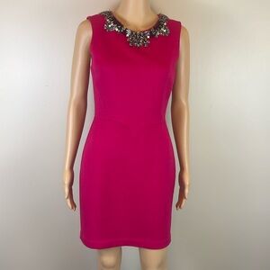 Phillip Lim 3.1 Embellished Pink Sheath Dress Size 2